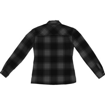 ICON Women's Fallblock CX Flannel Jacket - Black - XS 2822-1669