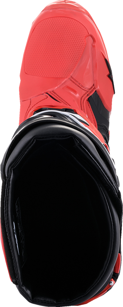 ALPINESTARS Tech 10 Boots - Black/Red Fluorescent - US 7 2010020-1030-7