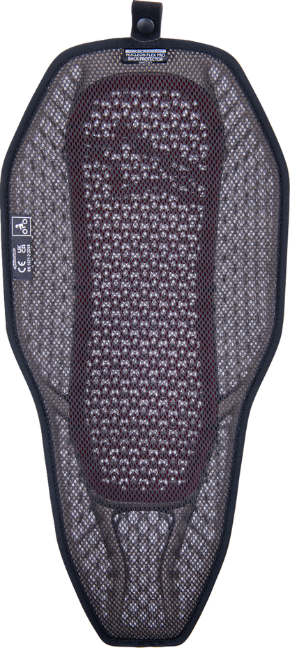 ALPINESTARS Nucleon Flex Proi Full Back Protection Insert - Transparent Smoke/Red - Large 6526323-003-L