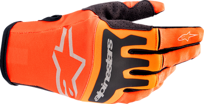 ALPINESTARS Techstar Gloves - Hot Orange/Black - Medium 3561023-411-M