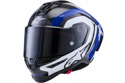 ALPINESTARS  Supretech R10 Helmet - 22.06 - Arius - Gloss Black/White/Blue - 2XL  8203926-1647-2XL