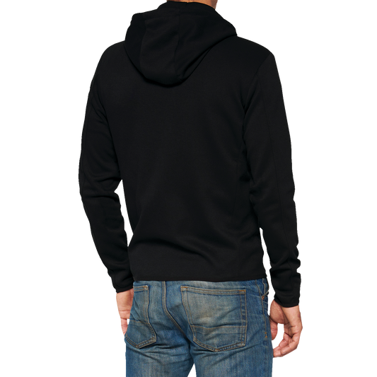 100% Viceroy Tech Zip Hoodie - Black - Large 20037-00002