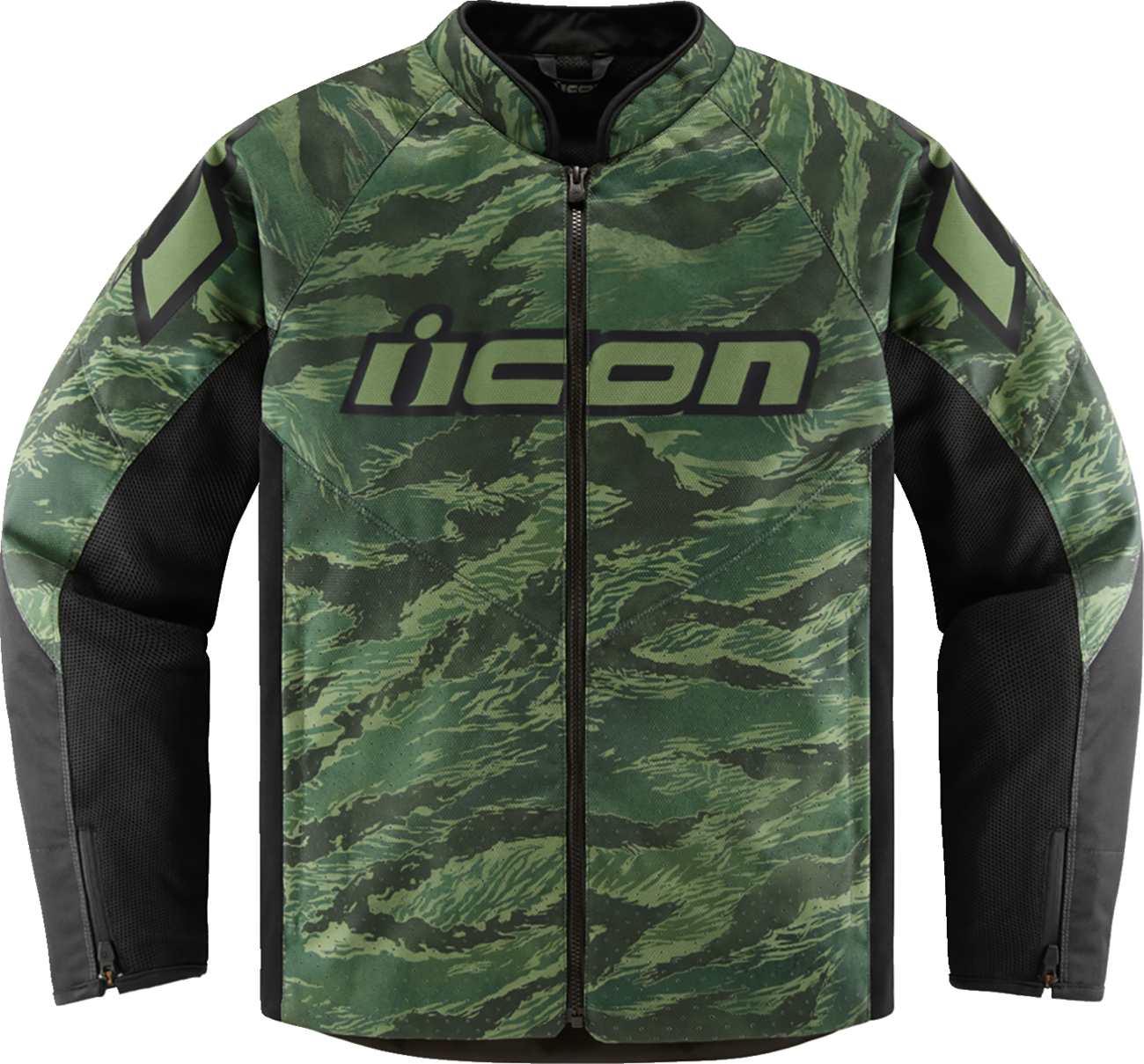 IN STOCK ICON Hooligan CE Tiger's Blood Jacket - Green - Medium 2820-6153