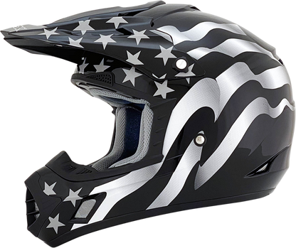 AFX FX-17 Helmet - Flag - Stealth - 2XL 0110-2367