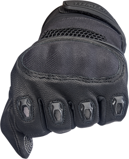 BILTWELL Bridgeport Gloves - Black Out - Small 1509-0101-302