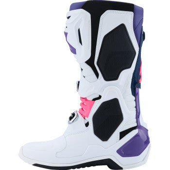 ALPINESTARS Tech 10 Boots - White/Violet/Navy/Pink Fluorescent - US 11 / EU 45.5 2010020-2780-11