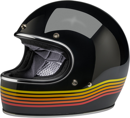 BILTWELL Gringo Helmet - Gloss Black Spectrum - Medium 1002-536-103