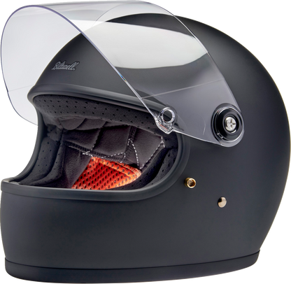 BILTWELL Gringo S Helmet - Flat Black - Small 1003-201-502