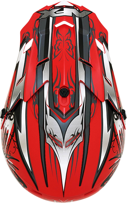 AFX FX-17 Helmet - Butterfly - Matte Ferrari Red - Medium 0110-7118