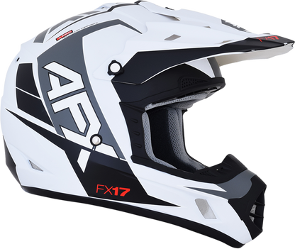 AFX FX-17 Helmet - Aced - Matte White/White - 2XL 0110-6498