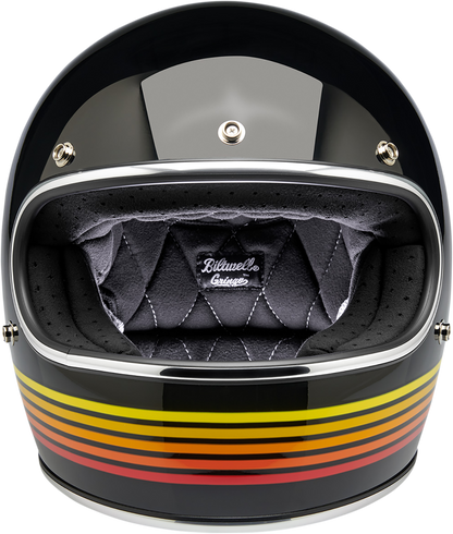 BILTWELL Gringo Helmet - Gloss Black Spectrum - XS 1002-536-101