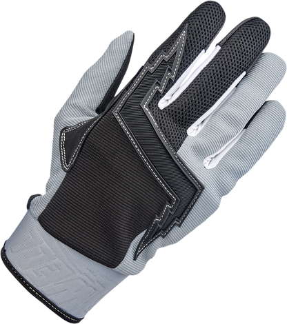 BILTWELL Baja Gloves - Gray - Small 1508-1101-302