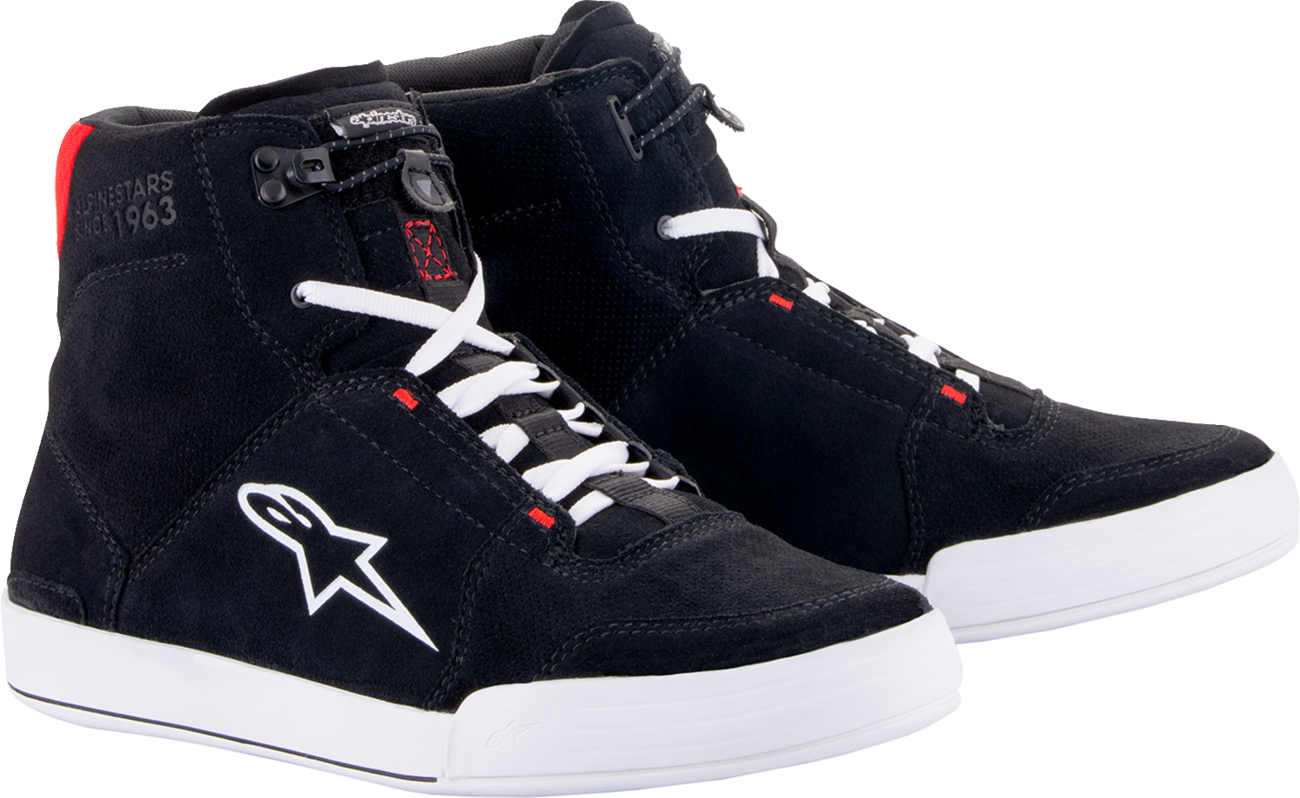ALPINESTARS Chrome Shoes - Black/White/Red - US 9.5 251232213050