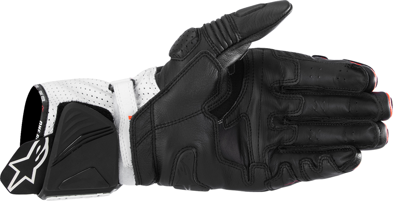 ALPINESTARS GP Pro R4 Gloves - Black/Fluo Red/White - Small 3556724-1321-S