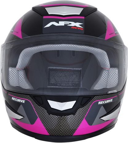 AFX FX-99 Helmet - Recurve - Black/Fuchsia - XL 0101-11105