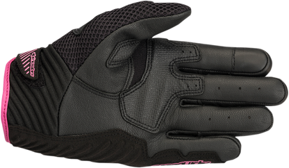 ALPINESTARS Women Stella SMX-1 Air V2 Gloves - Black/Fuchsia - Small 3590518-1039-S