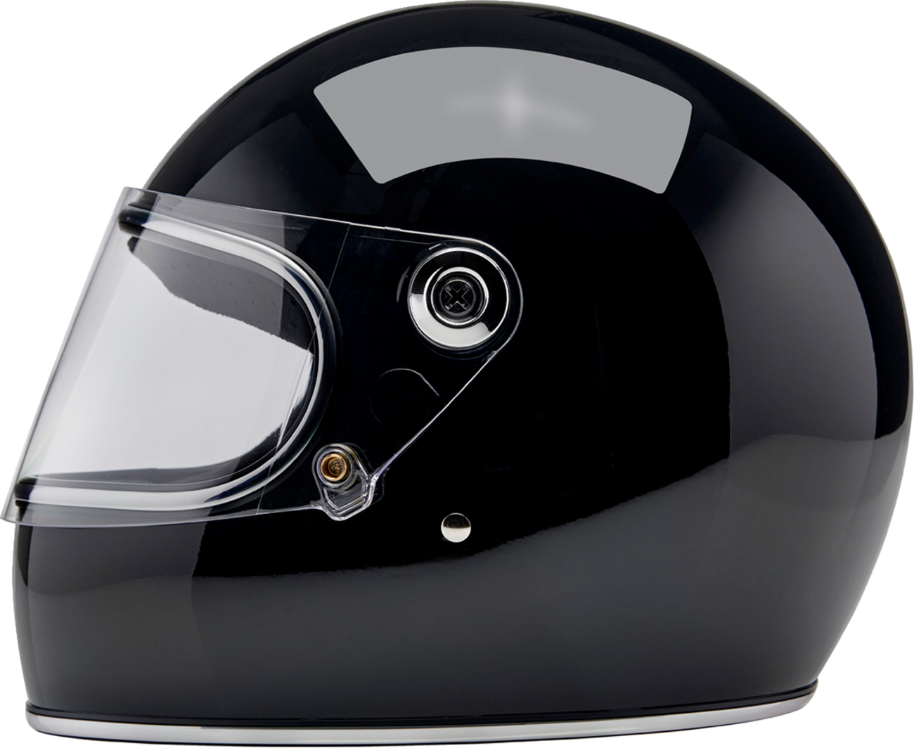 BILTWELL Gringo S Helmet - Gloss Black - Large 1003-101-504
