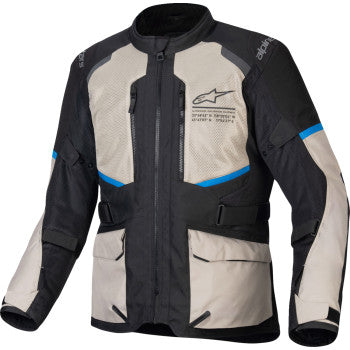 ALPINESTARS Andes Air Drystar® Jacket - Black/Laurel Gray/Bright Blue - XL 3207924-1479-XL