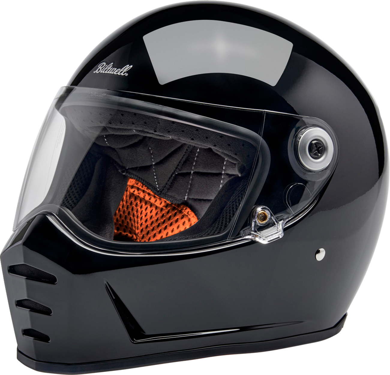 BILTWELL Lane Splitter Helmet - Gloss Black - XS 1004-101-501