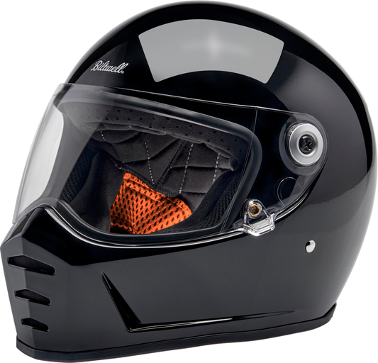 BILTWELL Lane Splitter Helmet - Gloss Black - Medium 1004-101-503
