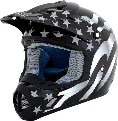AFX FX-17 Helmet - Flag - Stealth - 2XL 0110-2367