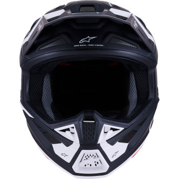 ALPINESTARS SM7 Helmet - Dasher - Matte Black/White - XS 8302226-1121-XS