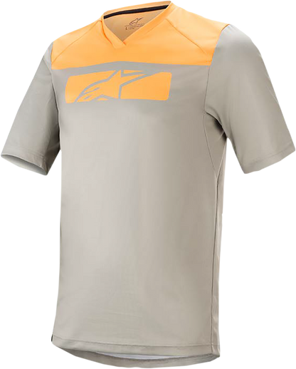 ALPINESTARS Drop 4.0 Jersey - Short-Sleeve - Gray/Orange - Small 1766220-6004-SM