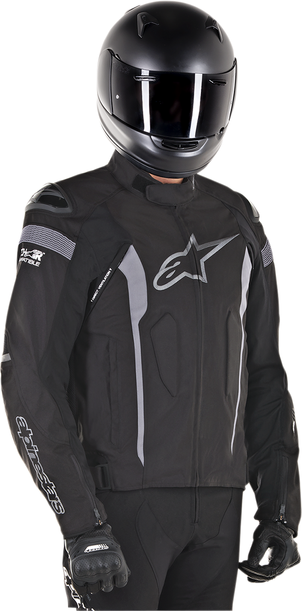 IN STOCK ALPINESTARS T-Missile Drystar® Jacket - Black/Black - 2XL 3200518-1100-2X