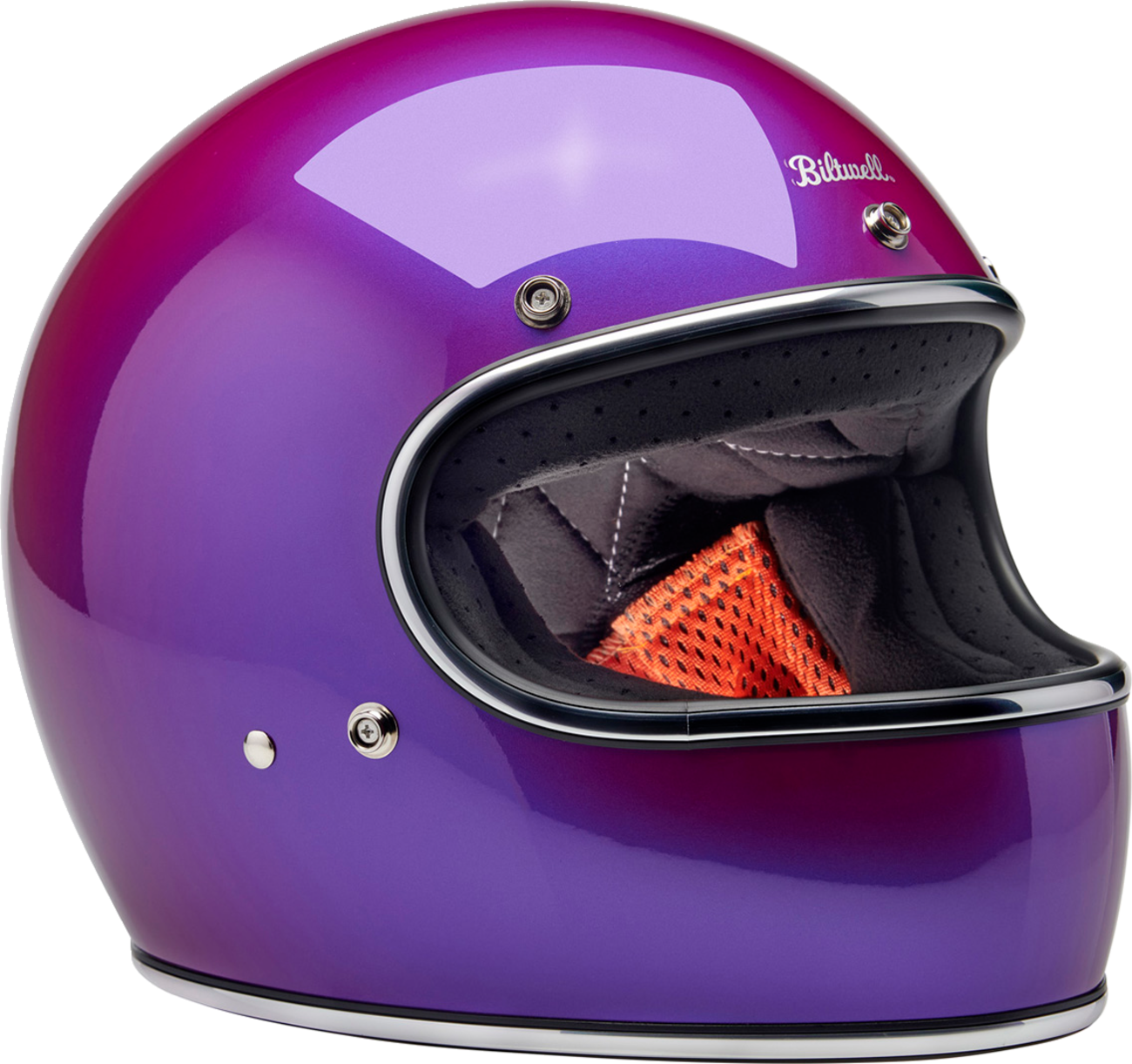 BILTWELL Gringo Helmet - Metallic Grape - Medium 1002-339-503