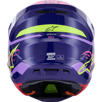ALPINESTARS SM7 Helmet - Deed - Gloss Purple/Pink - XL 8302426-3142-XL