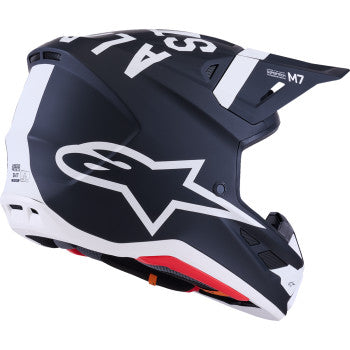 ALPINESTARS SM7 Helmet - Dasher - Matte Black/White - XS 8302226-1121-XS