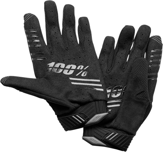 100% R-Core Gloves - Black - Medium 10027-00001