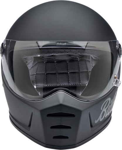 BILTWELL Lane Splitter Helmet - Flat Black Factory - Large 1004-638-104