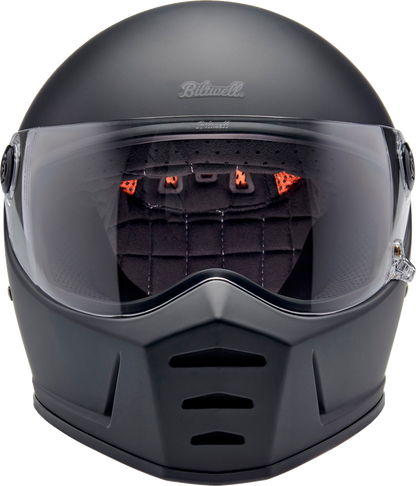 BILTWELL Lane Splitter Helmet - Flat Black - Small 1004-201-502