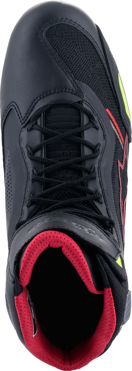 ALPINESTARS Faster-3 Rideknit® Shoes - Black/Red/Yellow - US 10 251031913610