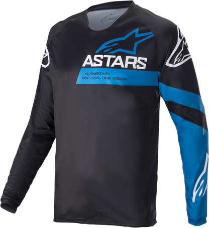ALPINESTARS Racer V3 Long-Sleeve Jersey - Black/Bright Blue - Large 1762822-1078-LG
