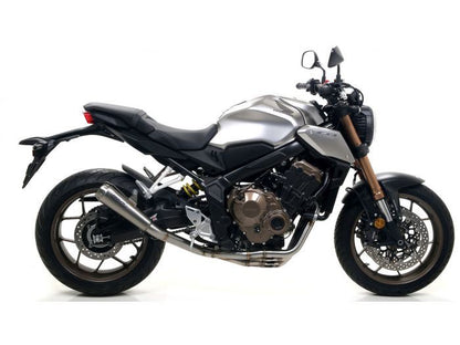 71217PR  Arrow Pro-Race Slip-on Exhaust, Titanium for Honda CB650R/CBR650R 19-23