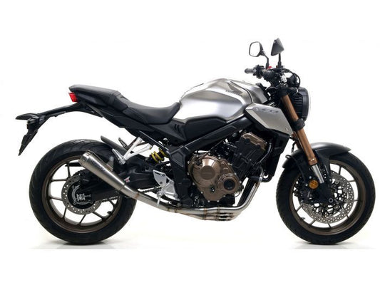 71217PR  Arrow Pro-Race Slip-on Exhaust, Titanium for Honda CB650R/CBR650R 19-23