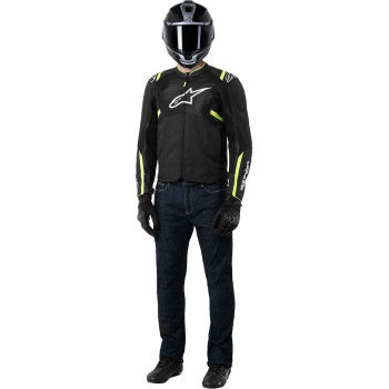 ALPINESTARS T-SPS Air v2 Jacket - Black/Yellow Fluo - XL 3301025-155-XL