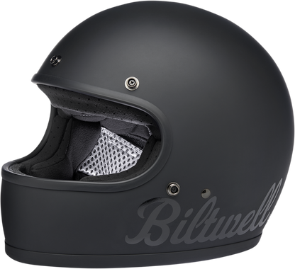BILTWELL Gringo Helmet - Flat Black Factory - Small 1002-638-102