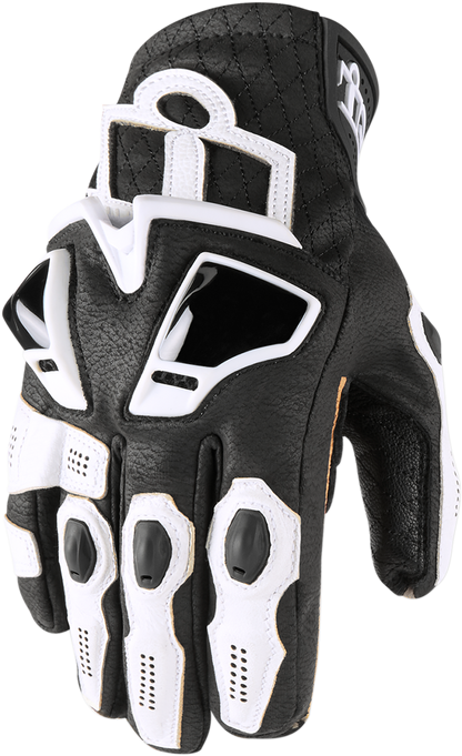 IN STOCK ICON Hypersport™ Short Gloves - White - 3XL 3301-3556