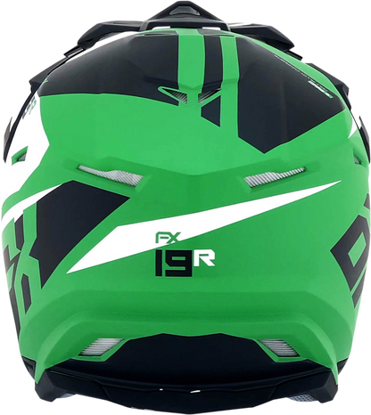 AFX FX-19R Helmet - Racing - Matte Green - XL 0110-7081