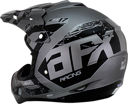 AFX FX-17 Helmet - Attack - Frost Gray/Matte Black - 2XL 0110-7141