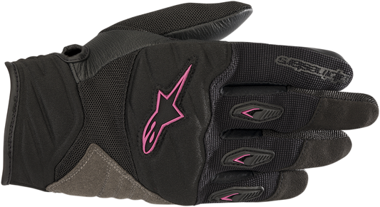 ALPINESTARS Women Stella Shore Gloves - Black/Fuchsia - Medium 3516318-1039-M