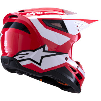 ALPINESTARS SM3 Helmet - Heat - Gloss Red/White/Black - Large 8301026-3126-L