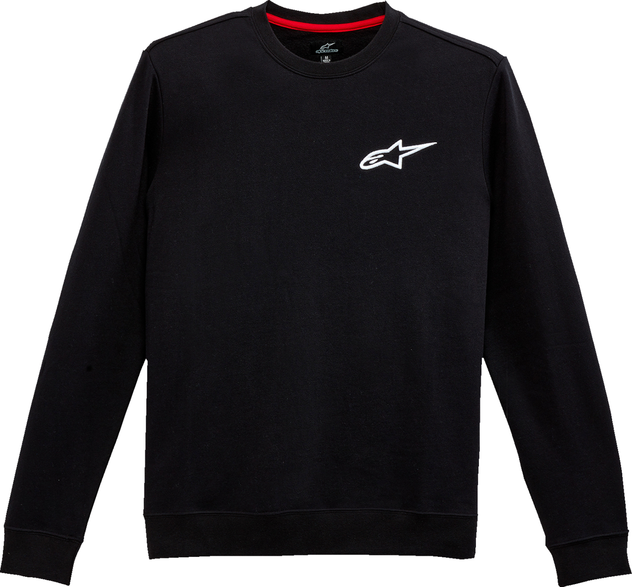 IN STOCK ALPINESTARS Ageless Crew Fleece - Black - Medium 1232-51020-10-M