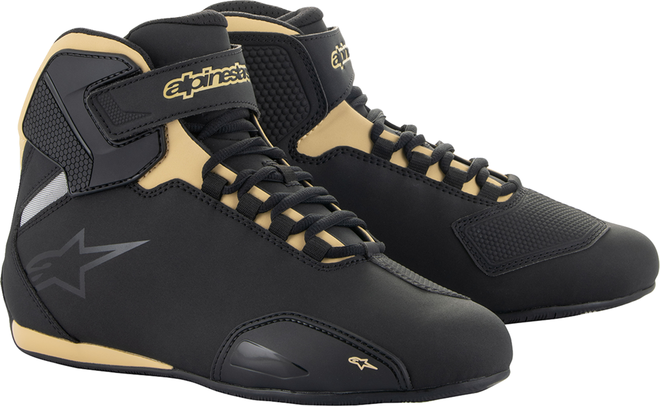 ALPINESTARS Women's Sektor Shoes - Black/Champagne - US 11.5 2515719-1090-11.5