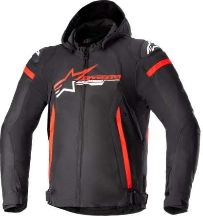 ALPINESTARS Zaca Waterproof Jacket - Black/Red/White - 2XL 3206423-1342-2X
