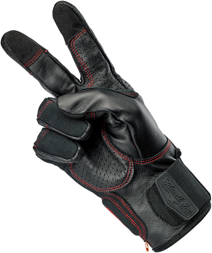 BILTWELL Borrego Gloves - Redline - Medium 1506-0108-303