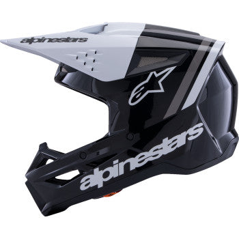 ALPINESTARS SM3 Helmet - Radium - Gloss Black/White/Gray - Medium 8300826-1546-M